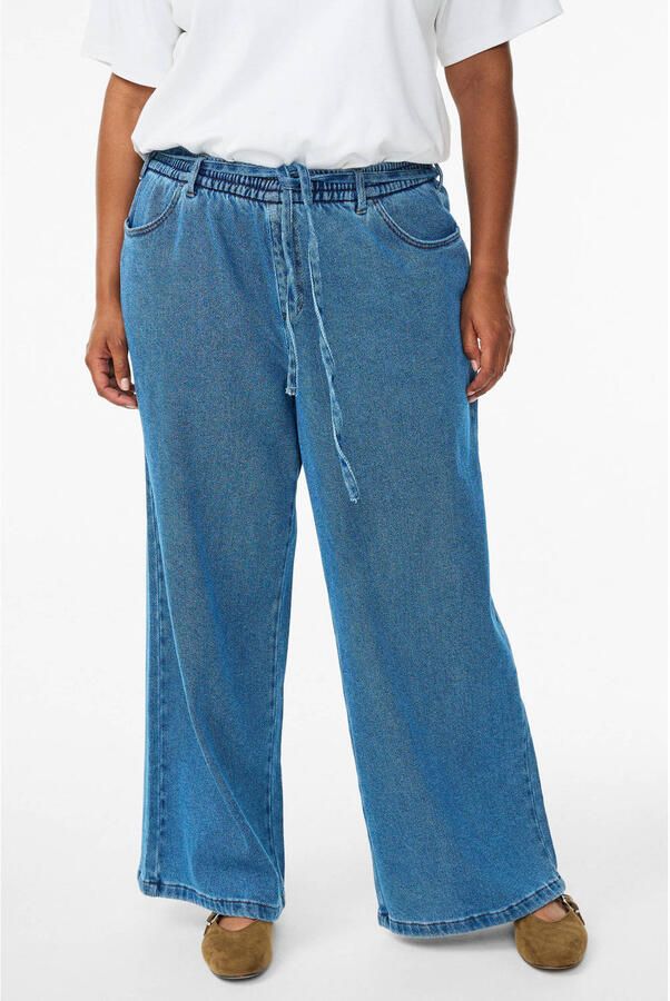 Zizzi loose fit jeans Plus Size medium blauw denim - Foto 2