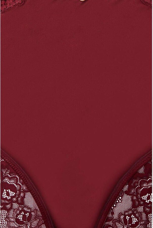 Zizzi maxislip Plus Size donkerrood - Foto 2