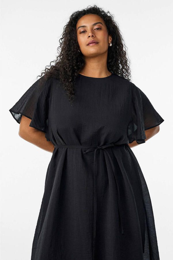 Zizzi midi jurk Plus Size zwart