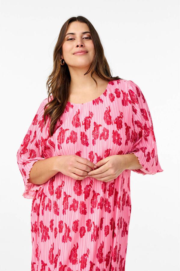 Zizzi midi jurk roze