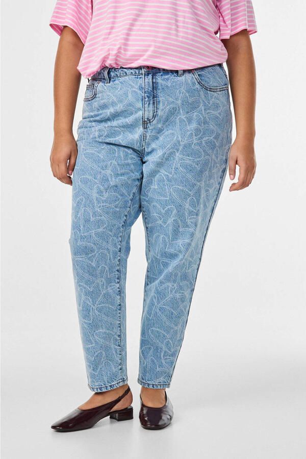 Zizzi mom jeans light blue denim