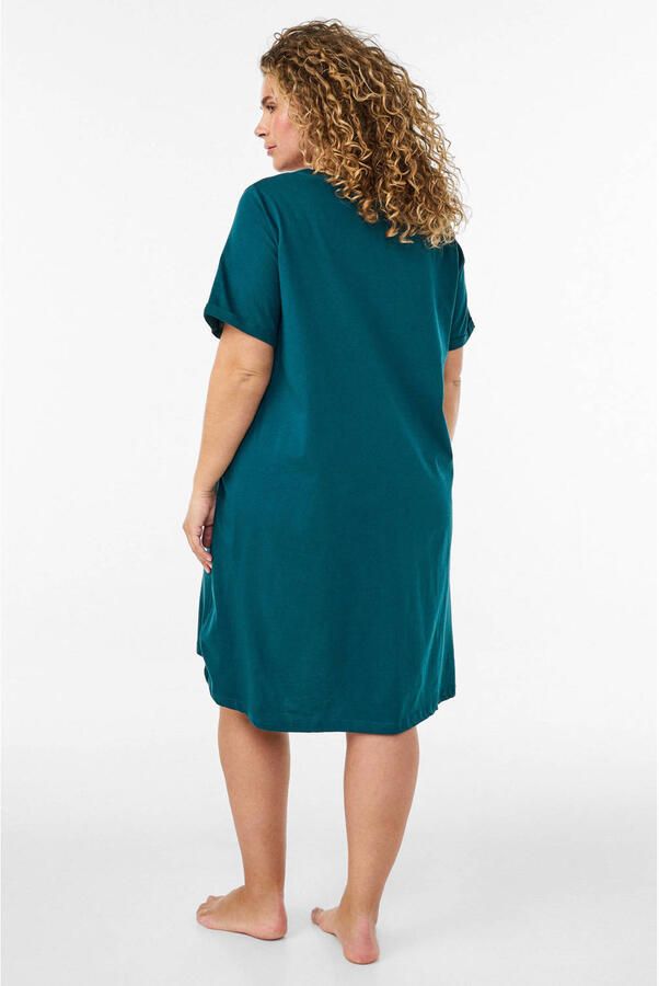Zizzi nachthemd Plus Size petrol - Foto 2