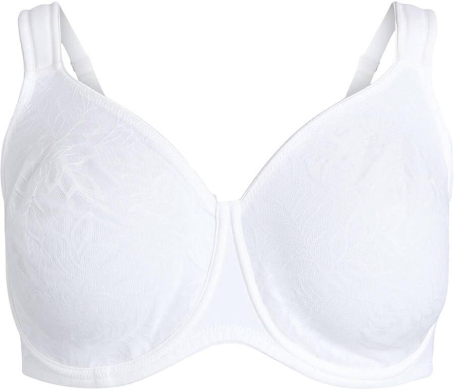 Zizzi niet-voorgevormde beugel-bh Plus Size wit