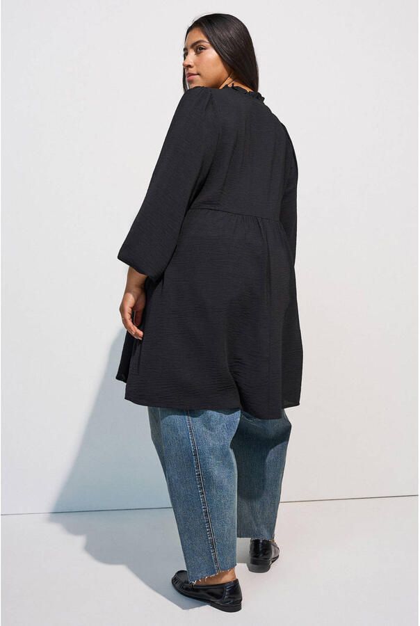 Zizzi Plus Size A-lijn jurk zwart - Foto 2