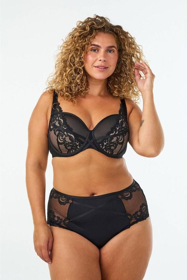 Zizzi Plus Size hipster zwart