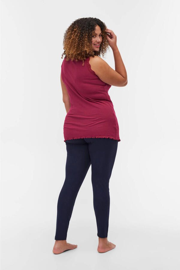 Zizzi Plus Size legging donkerblauw