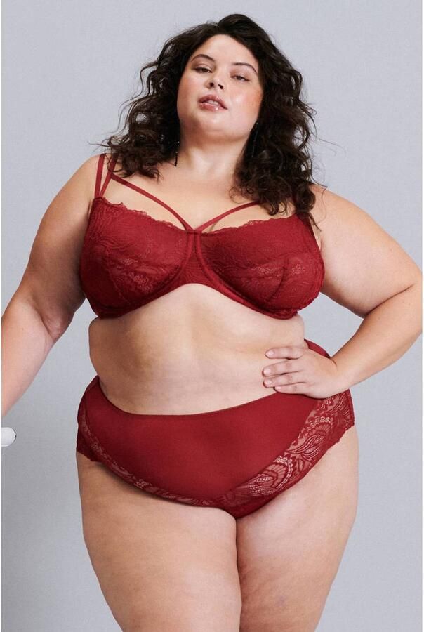 Zizzi Plus Size string rood - Foto 2