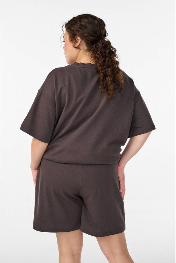 Zizzi pyjamashort MLAVNA taupe - Foto 2