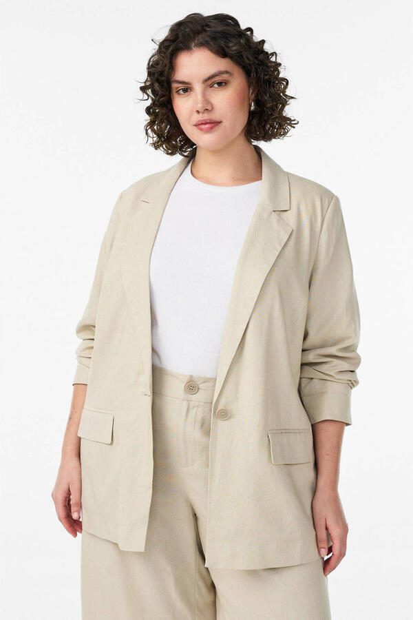 Zizzi regular blazer beige