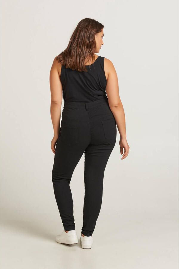 Zizzi regular waist slim fit jeans zwart - Foto 2