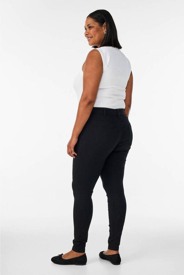 Zizzi regular waist slim fit jeans zwart - Foto 3