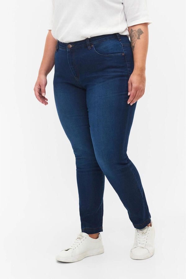 Zizzi Slim fit jeans ZI-EMILY klassiek 5-pocketsmodel