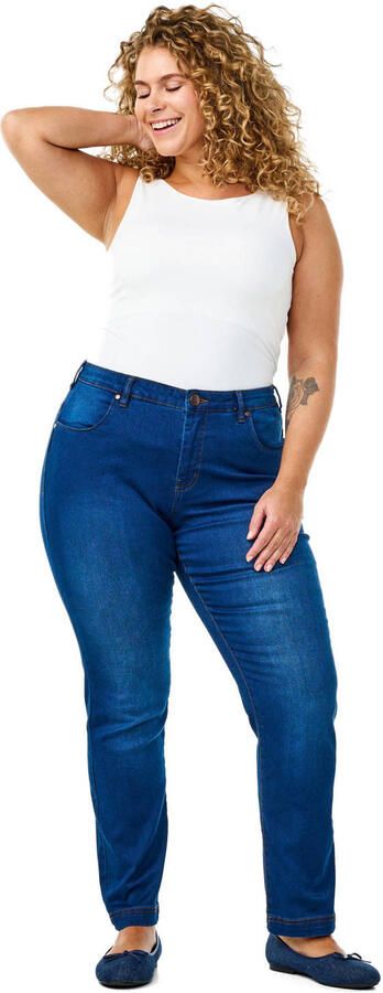 Zizzi Slim fit jeans ZI-EMILY klassiek 5-pocketsmodel - Foto 3