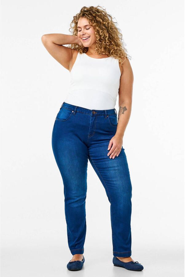 Zizzi Slim fit jeans ZI-EMILY klassiek 5-pocketsmodel - Foto 2