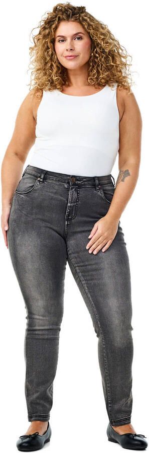 Zizzi slim fit jeans EMILY grey denim - Foto 2