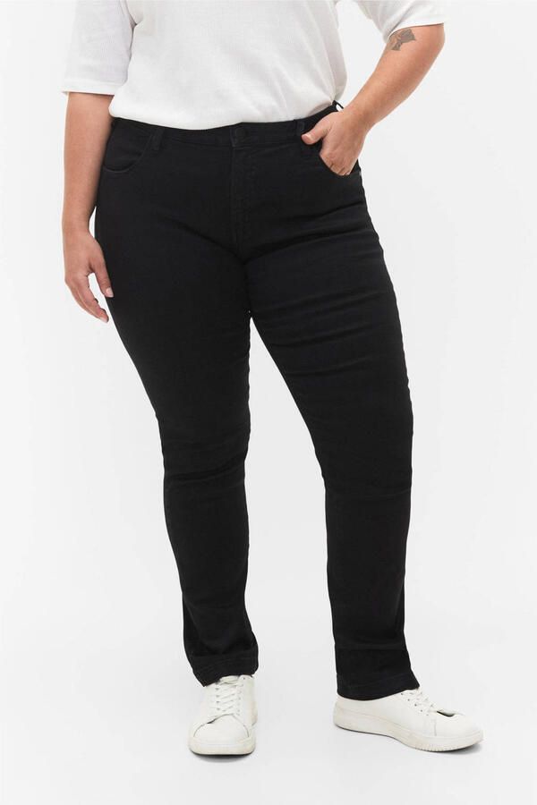 Zizzi Slim fit jeans ZI-EMILY klassiek 5-pocketsmodel