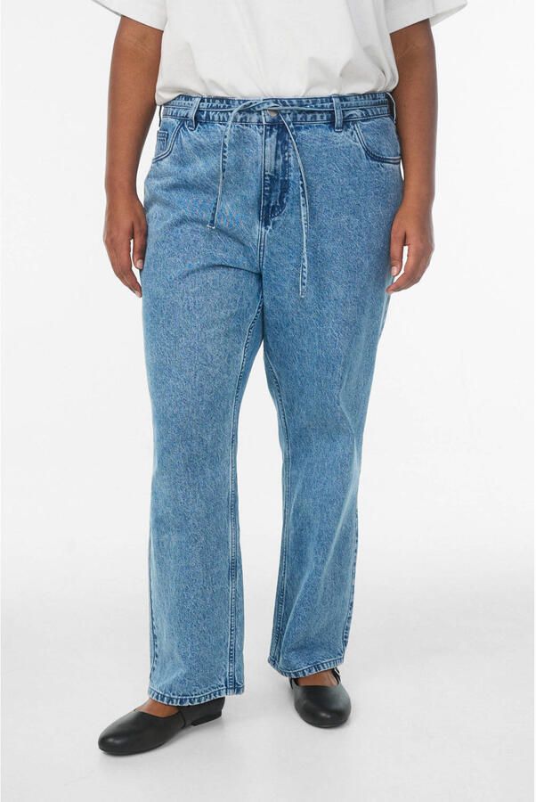 Zizzi straight leg jeans light blue denim
