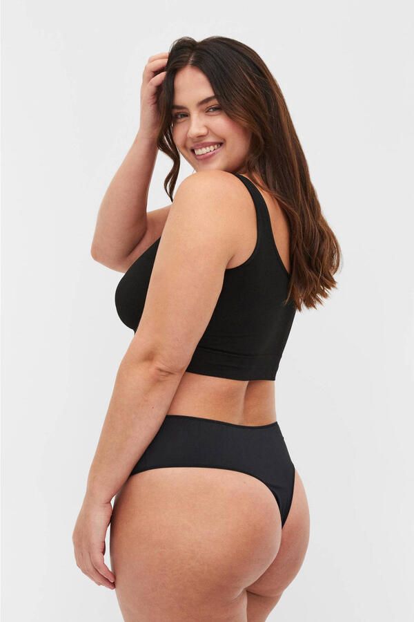 Zizzi string LBRITNEY (set van 3) zwart - Foto 3