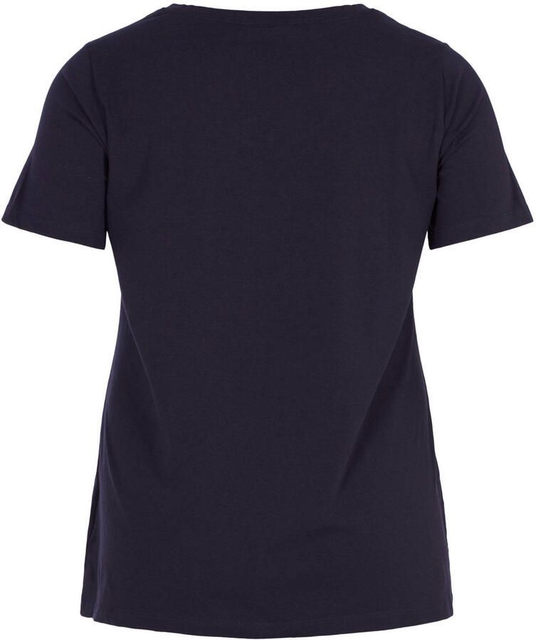 Zizzi T-shirt blauw