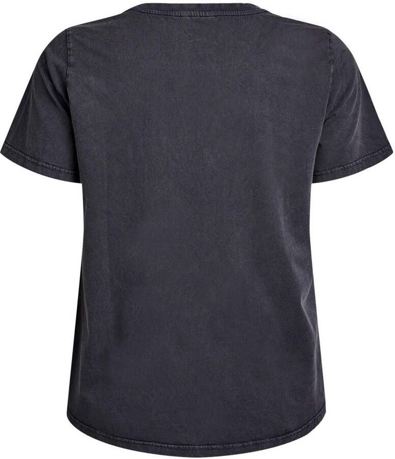 Zizzi T-shirt grijs - Foto 2