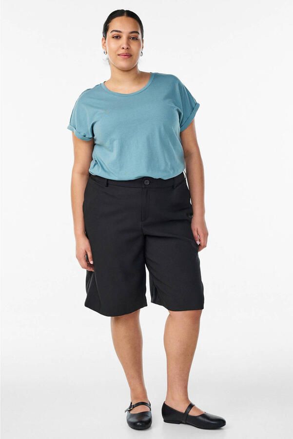 Zizzi T-shirt grijsblauw - Foto 2