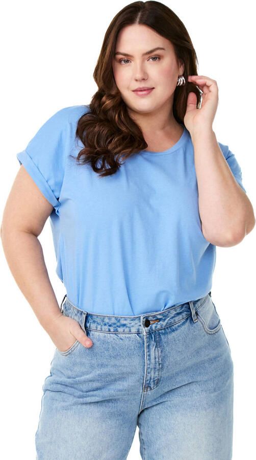 Zizzi T-shirt lichtblauw