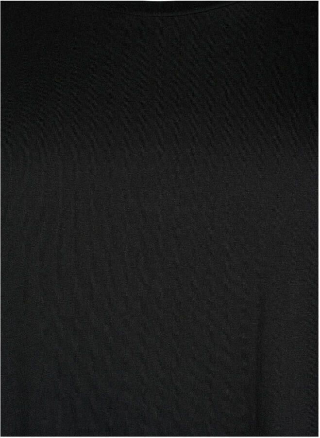 Zizzi T-shirt olijfgroen - Foto 3