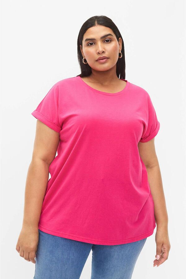 Zizzi T-shirt roze