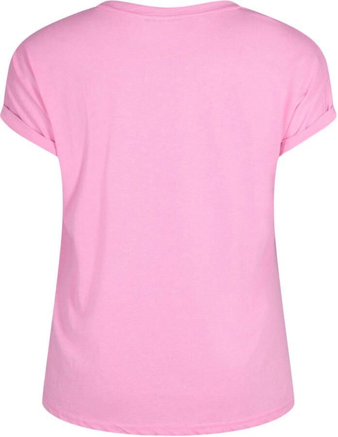 Zizzi T-shirt roze - Foto 2