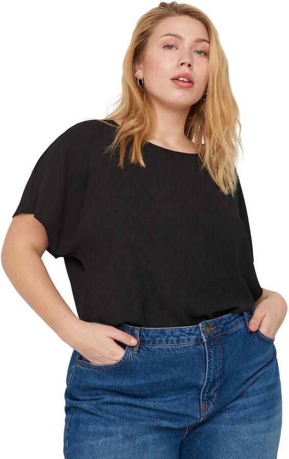 Zizzi T-shirt van polyester zwart