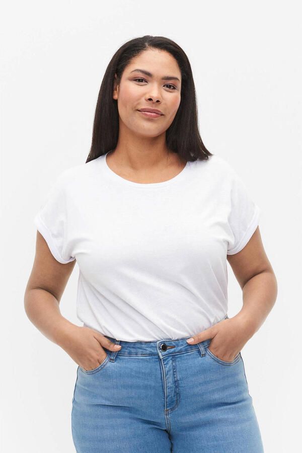 Zizzi T-shirt wit