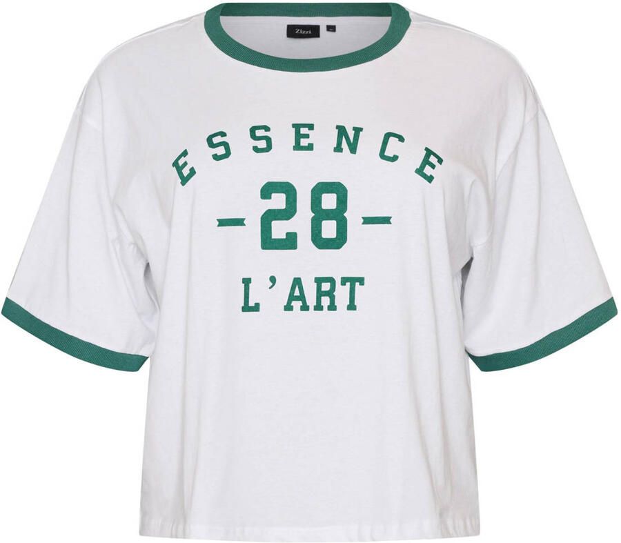 Zizzi T-shirt wit - Foto 3