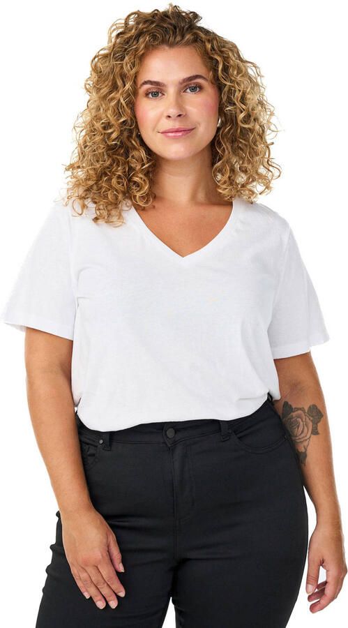 Zizzi T-shirt wit - Foto 3