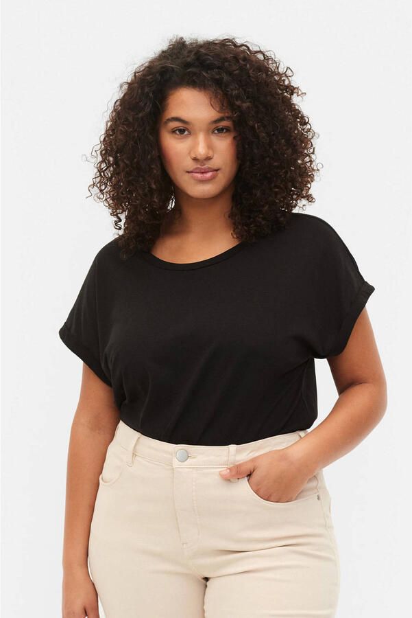 Zizzi T-shirt zwart