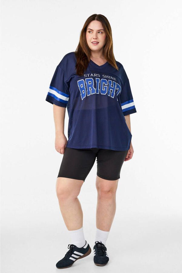 Zizzi top donkerblauw
