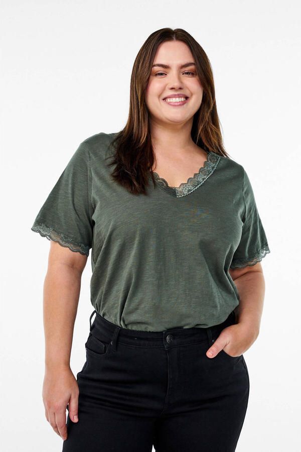 Zizzi top groen