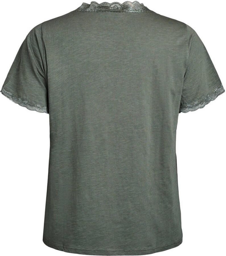 Zizzi top groen - Foto 2