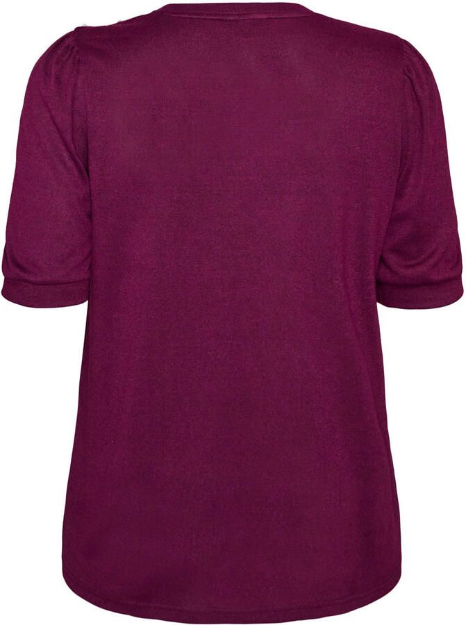 Zizzi top Plus Size donkerpaars - Foto 2