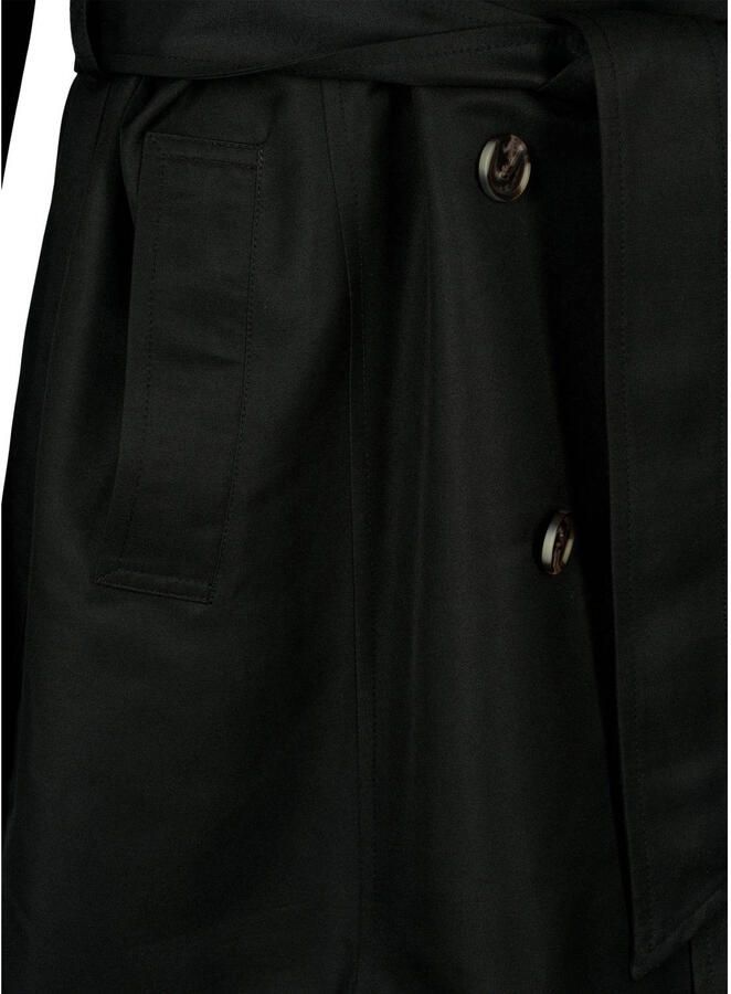 Zizzi trenchcoat zwart - Foto 2