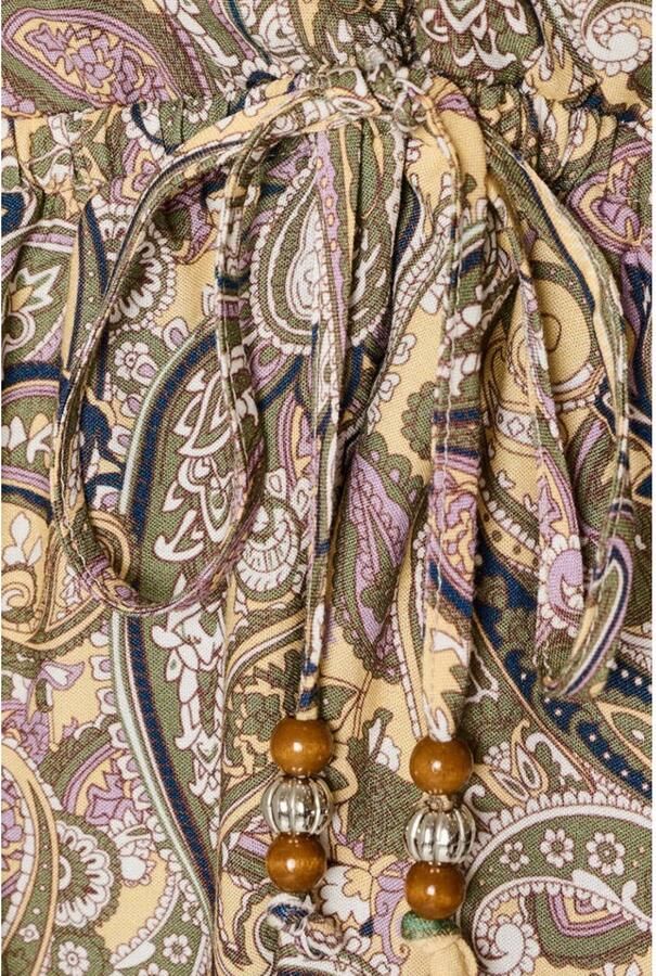 Zizzi viscose tuniek Plus Size met paisley meerkleurig - Foto 3