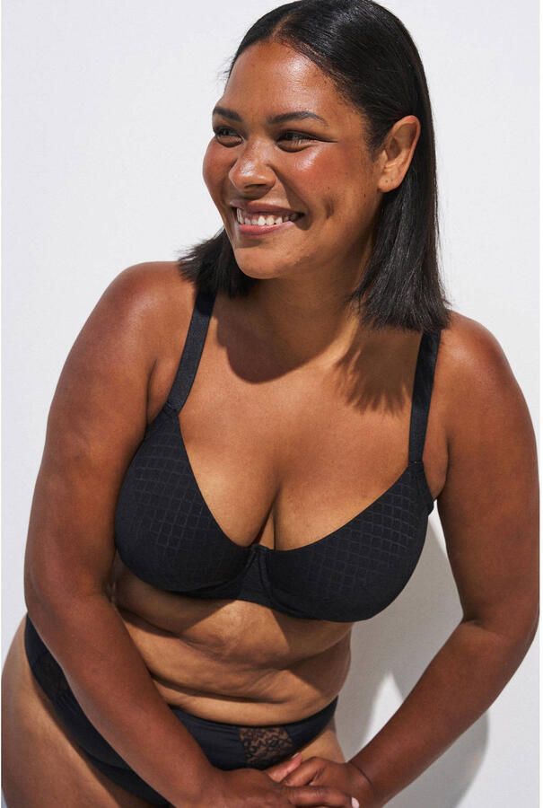 Zizzi voorgevormde beugel-bh Plus Size zwart - Foto 3