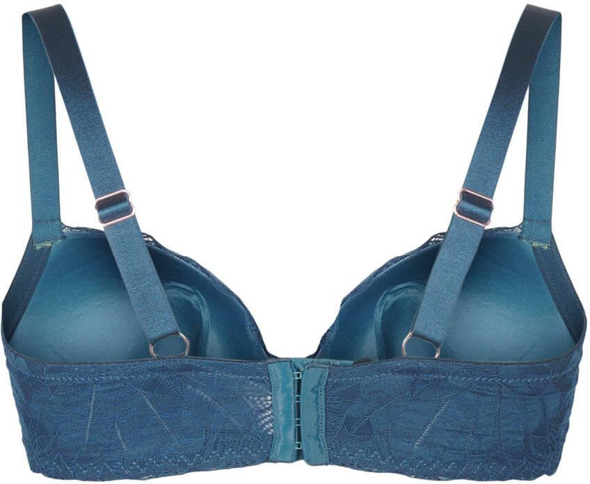 Zizzi voorgevormde beugelbh LRACHEL donkerblauw - Foto 2