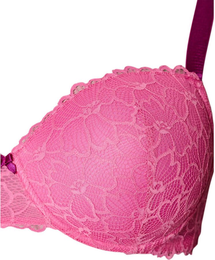 Zizzi voorgevormde beugelbh Plus Size roze - Foto 2