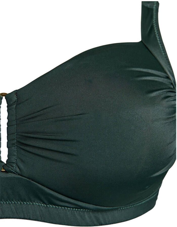 Zizzi voorgevormde bikinitop STILDE donkergroen - Foto 2