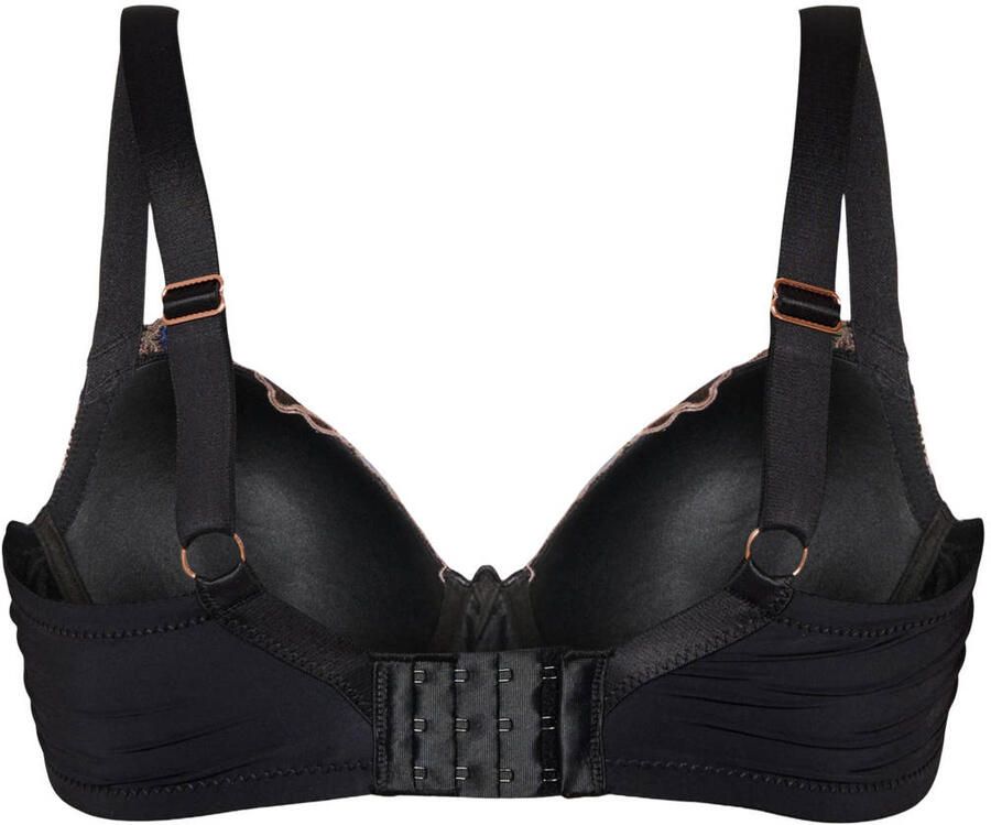 Zizzi voorgevormde Plus Size beugel-bh zwart meerkleurig - Foto 2