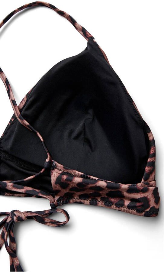 Zizzi voorgevormde triangel bikinitop CAANNE bruin - Foto 3
