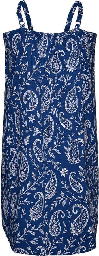 Zizzi zomerjurk met paisley Plus Size blauw - Foto 3