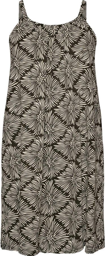 Zizzi zomerjurk Plus Size met print zwart - Foto 2