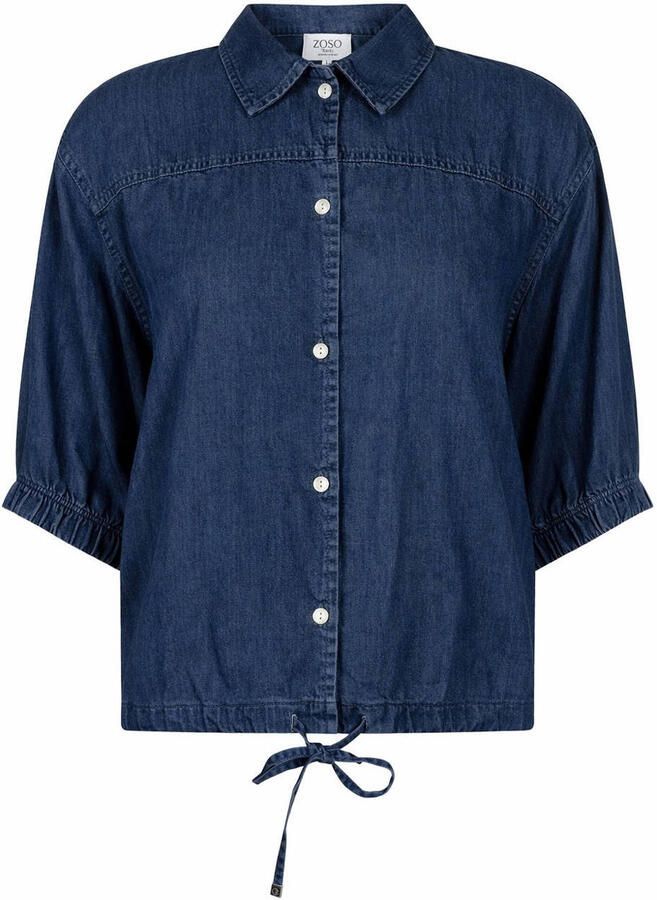 Zoso blouse dark blue denim - Foto 2