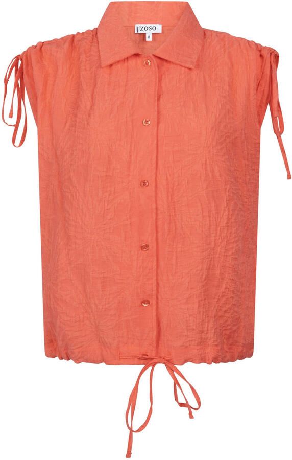 Zoso blouse koraalrood - Foto 2